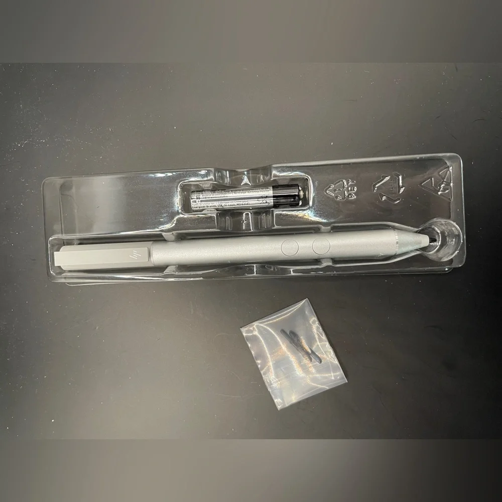 HP Metallic Silver Stylus with Accessories